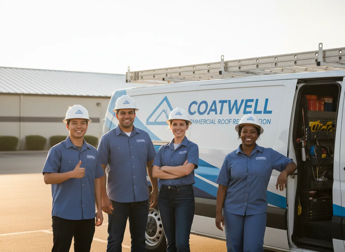 Commercial roof coating company in Covesville, VA